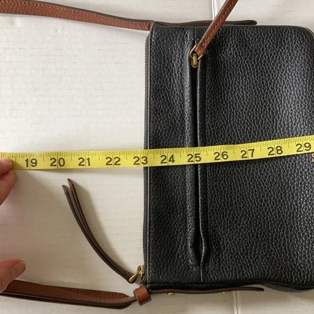 Fossil Shoulder  Black/brown small bag